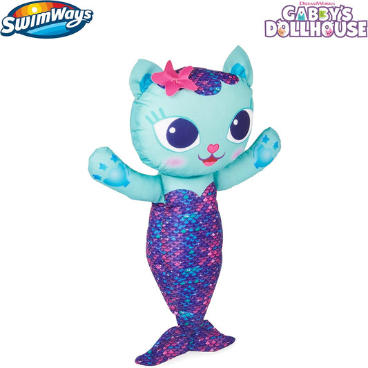Dive into Fun with Gabby’s Dollhouse Mercat Swim Huggable - The Ultimate Floating Plush Toy for Kids Aged 1 & Up!