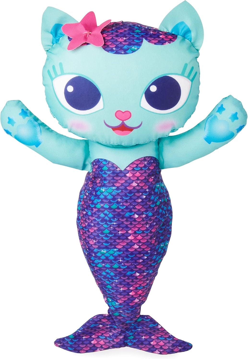 Dive into Fun with Gabby’s Dollhouse Mercat Swim Huggable - The Ultimate Floating Plush Toy for Kids Aged 1 & Up!
