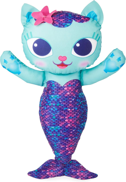 Dive into Fun with Gabby’s Dollhouse Mercat Swim Huggable - The Ultimate Floating Plush Toy for Kids Aged 1 & Up!