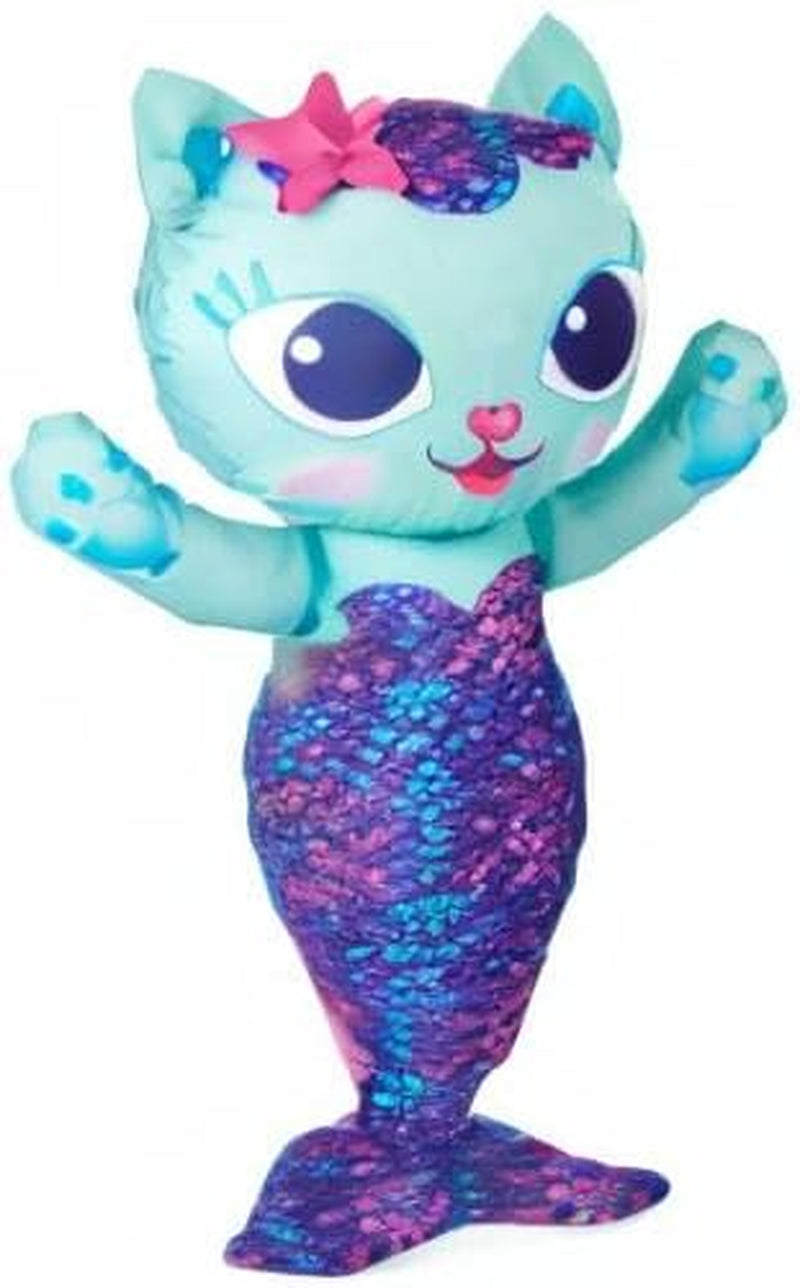 Dive into Fun with Gabby’s Dollhouse Mercat Swim Huggable - The Ultimate Floating Plush Toy for Kids Aged 1 & Up!