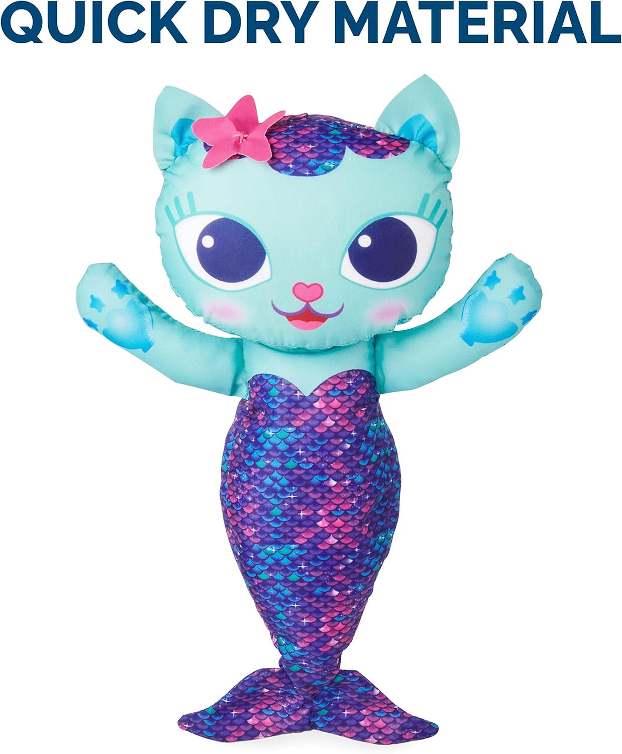 Dive into Fun with Gabby’s Dollhouse Mercat Swim Huggable - The Ultimate Floating Plush Toy for Kids Aged 1 & Up!